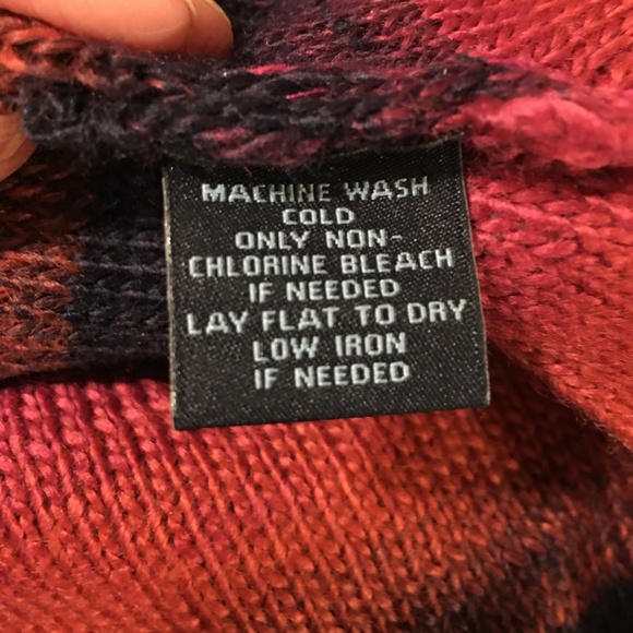 Westbound Petites size large brick and navy muted stripe sweater, lightw… - Picture 7 of 7